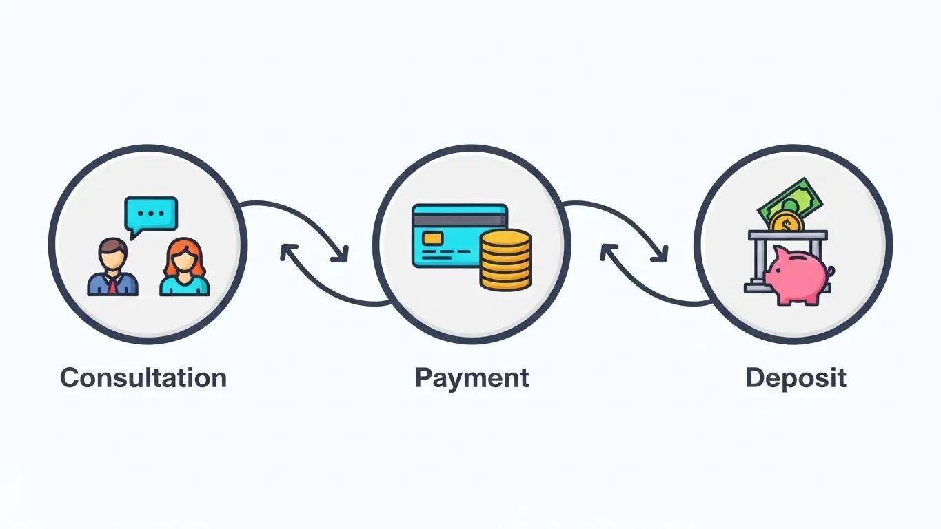 수수료와 소요 시간을 동시에 확인하는 흐름 4